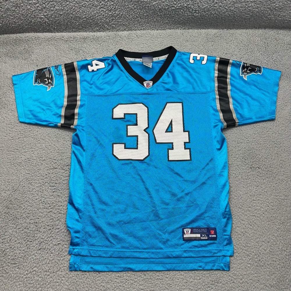 Reebok Equipment NFL Youth XL‎ Carolina Panthers #34 D. Williams Football Jersey